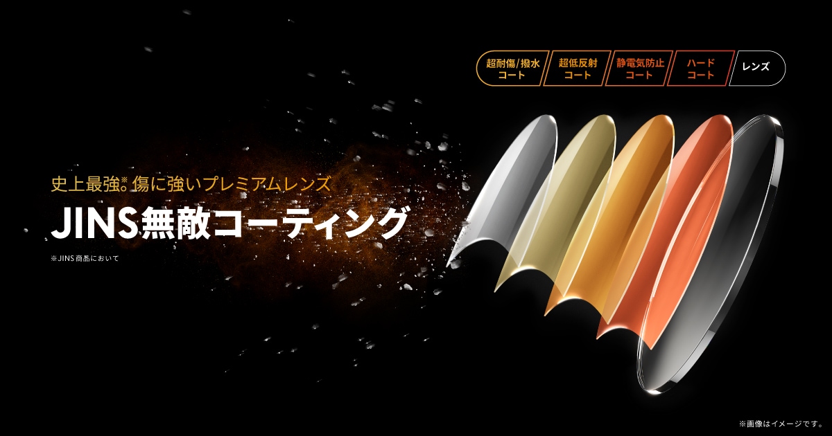 JINS レンズ交換無料期間（遠近両用レンズ可）