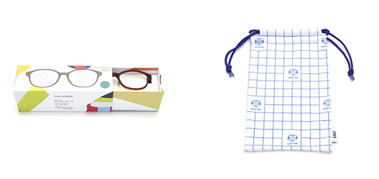 JINS SCREENには、オリジナルパッケージ付きオリジナルソフトケースをプレゼント!