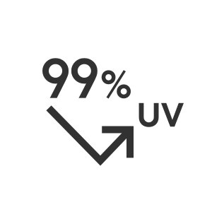 紫外線99%以上カット