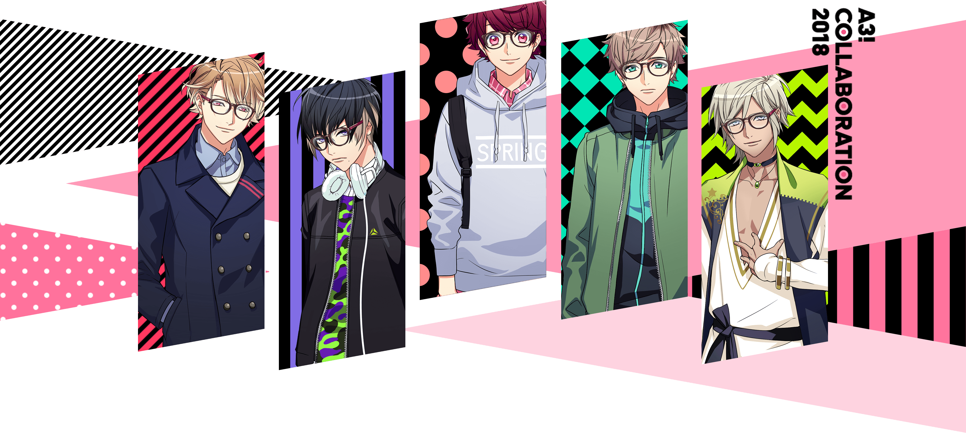 A3!×BANDAI×JINSコラボレーションメガネ春組