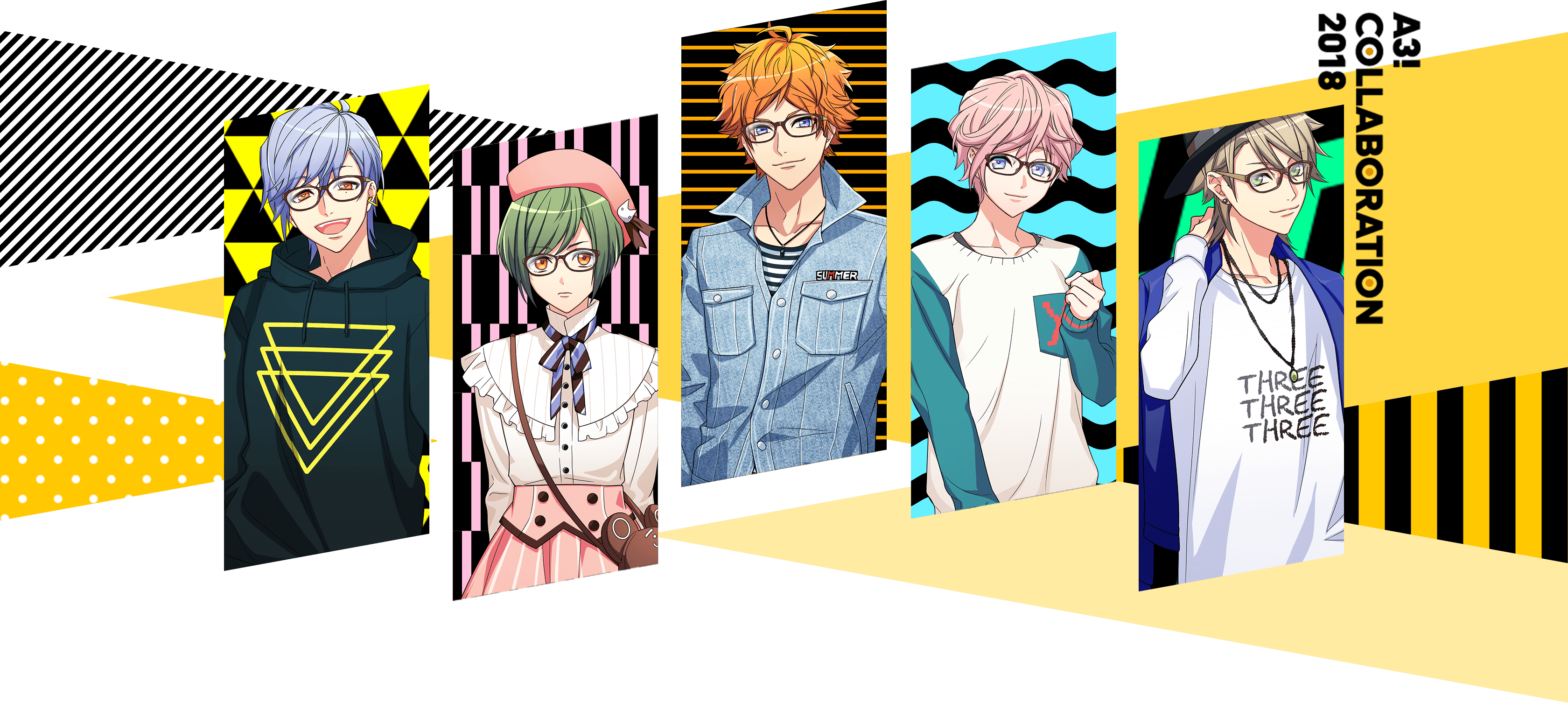 A3!×BANDAI×JINSコラボレーションメガネ夏組