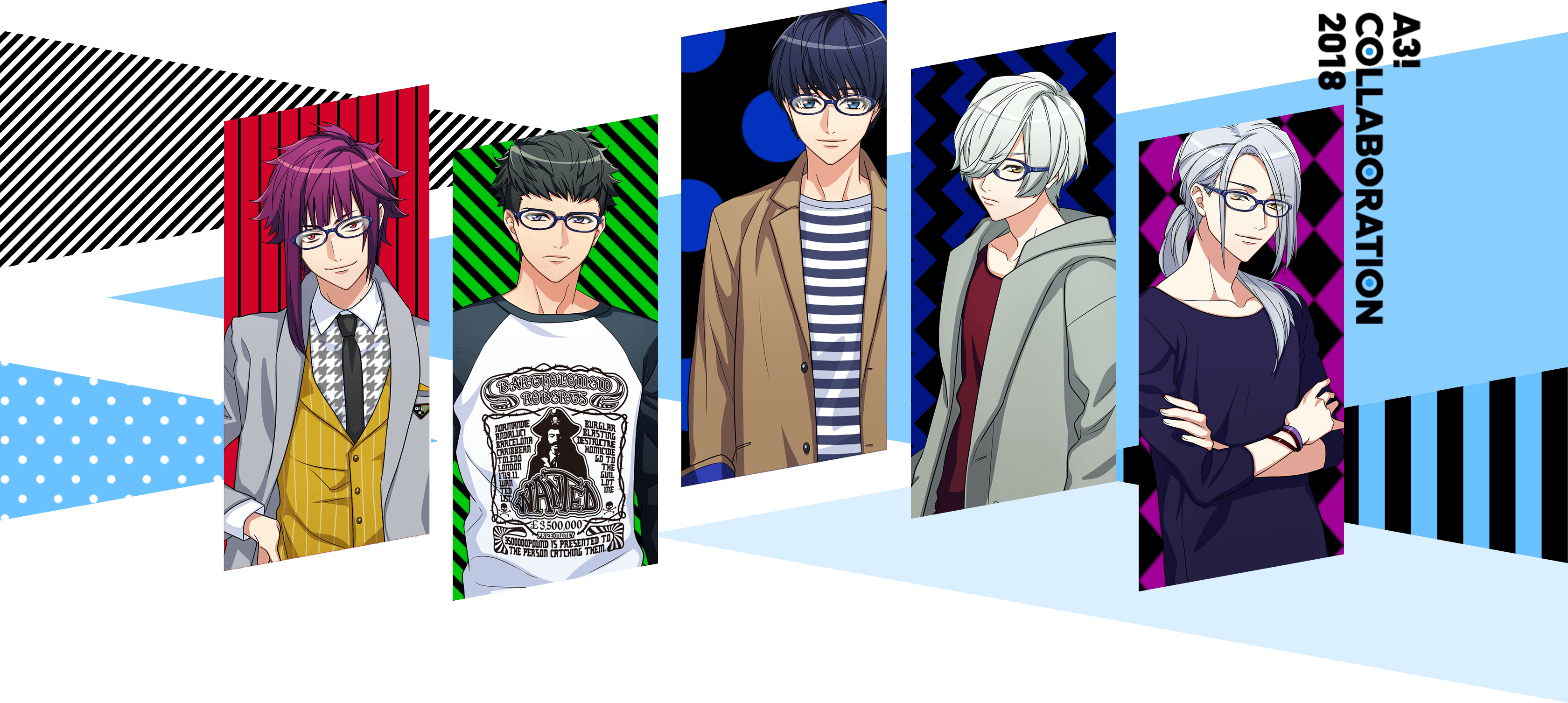 A3!×BANDAI×JINSコラボレーションメガネ冬組