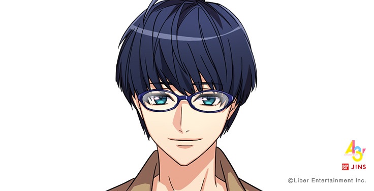 月岡 紬 メガネ着用