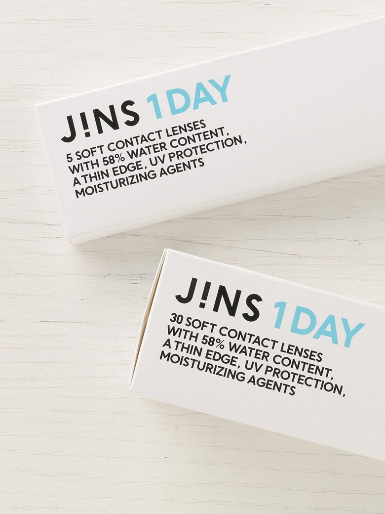 コンタクトレンズもJINS『JINS 1DAY』