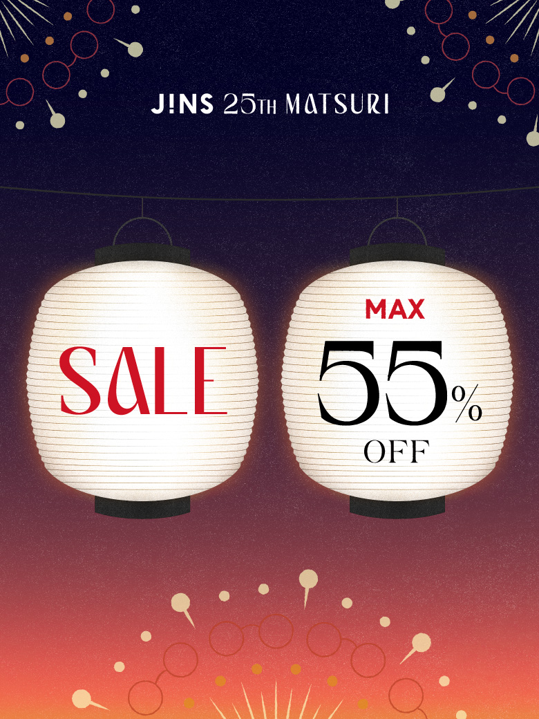 メガネ(めがね・眼鏡）のJINS『JINS 25TH MATSURI』