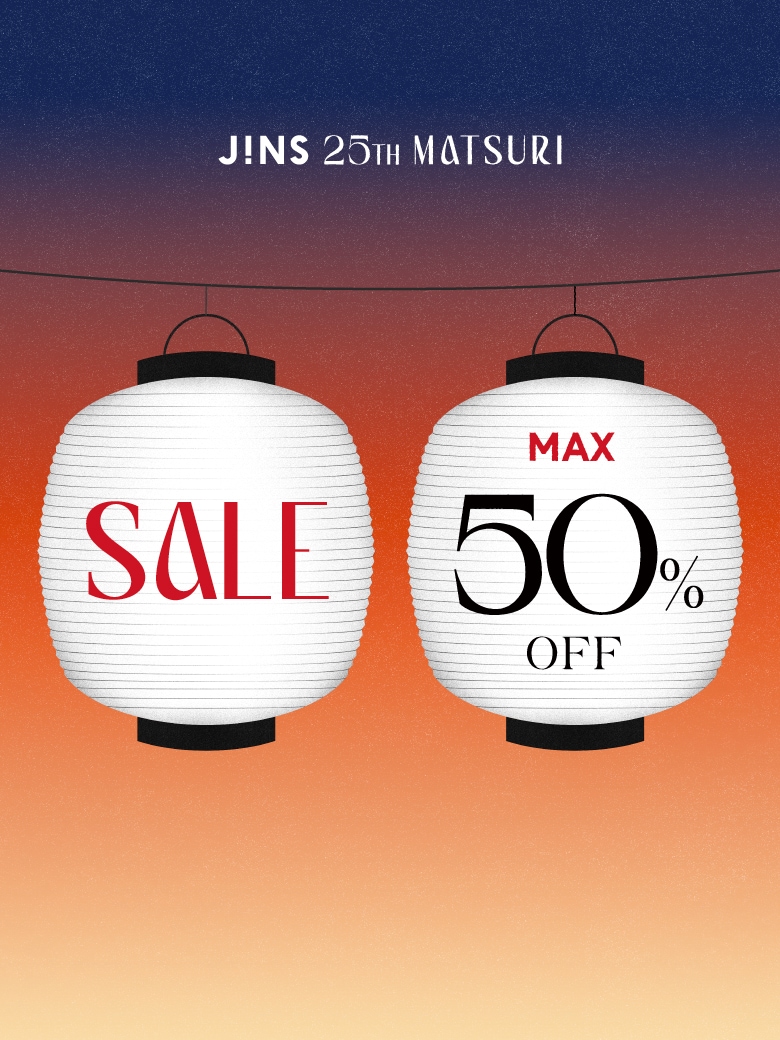 メガネ(めがね・眼鏡）のJINS『JINS 25TH MATSURI』