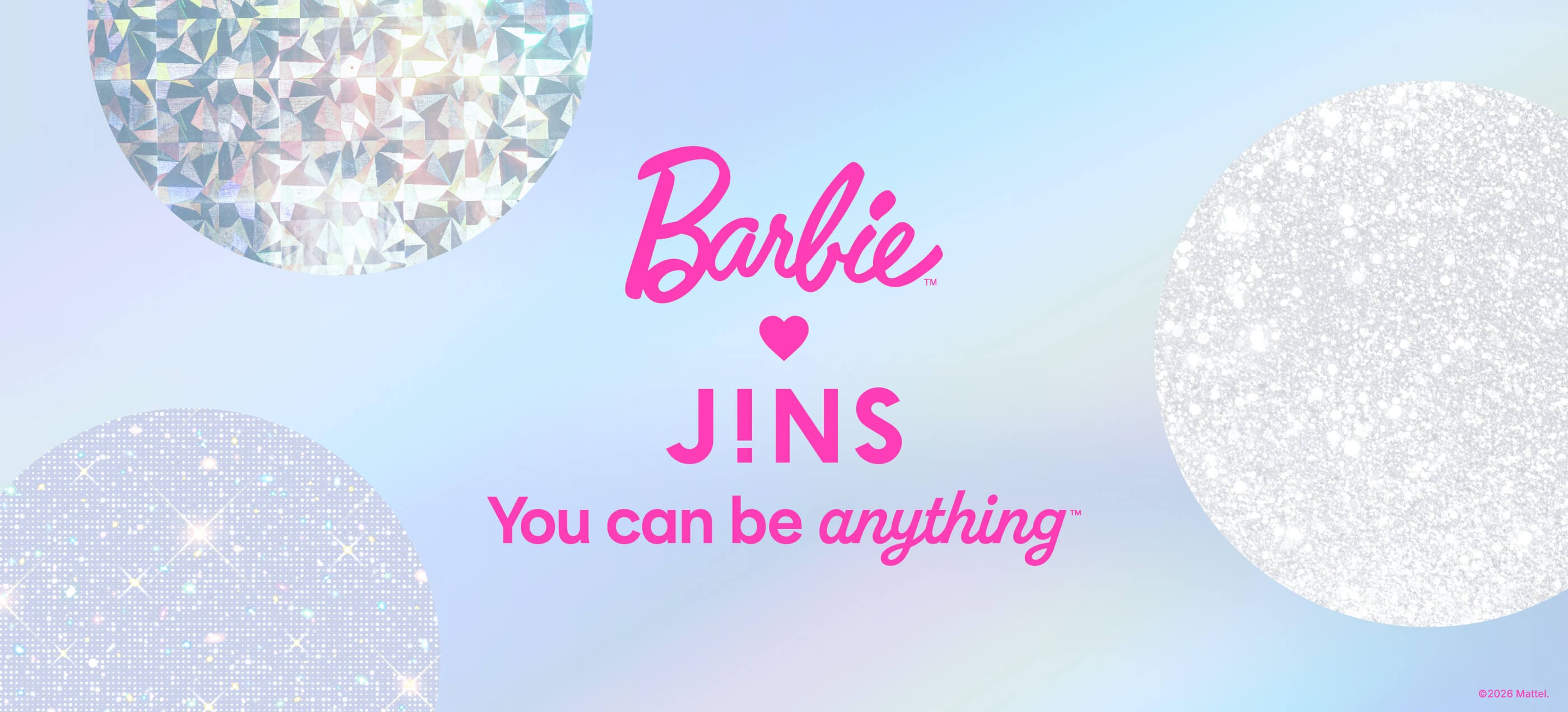 メガネ(めがね・眼鏡）のJINS『JINS × Barbie SUNGLASSES』