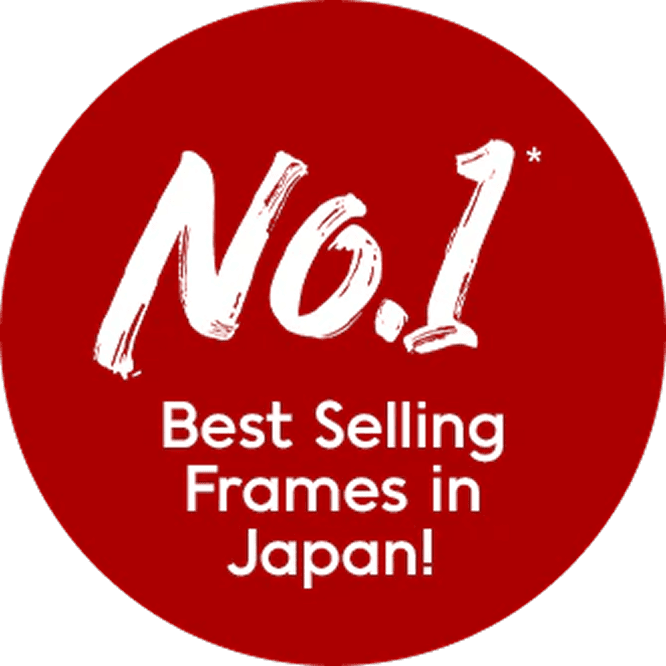 軽量メガネ 累計販売本数 国内 No.1